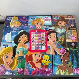 Disney Princess Me Reader Story Reader Interactive Books Lot 8